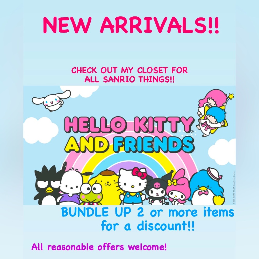 NEW SANRIO ARRIVALS IN MY CLOSET!! CHECK THEM OUT!!